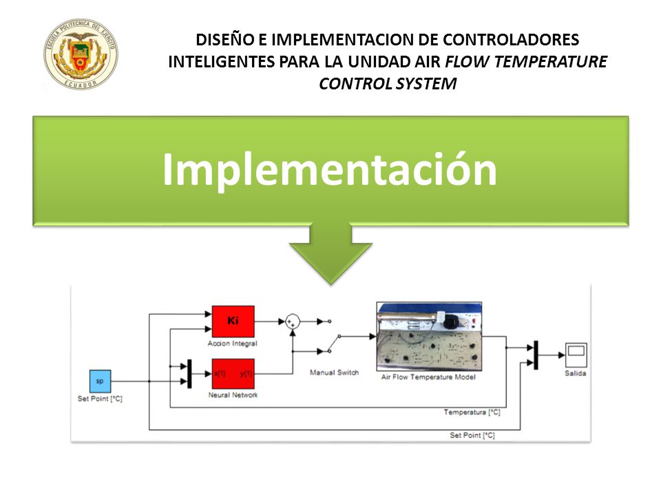 DISEÑO E IMPLEMENTACION DE CONTROLADORES INTELIGENTES PARA LA UNIDAD AIR FLOW TEMPERATURE CONTROL SYSTEM