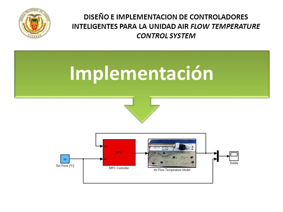 DISEÑO E IMPLEMENTACION DE CONTROLADORES INTELIGENTES PARA LA UNIDAD AIR FLOW TEMPERATURE CONTROL SYSTEM