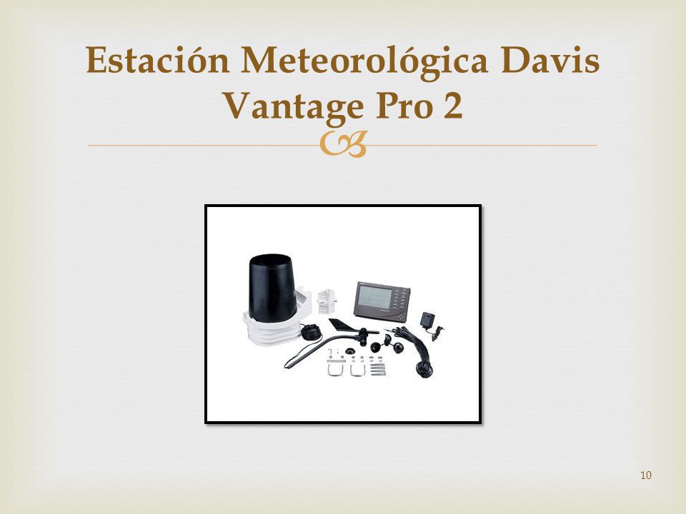 Estación Meteorológica Davis Vantage Pro 2