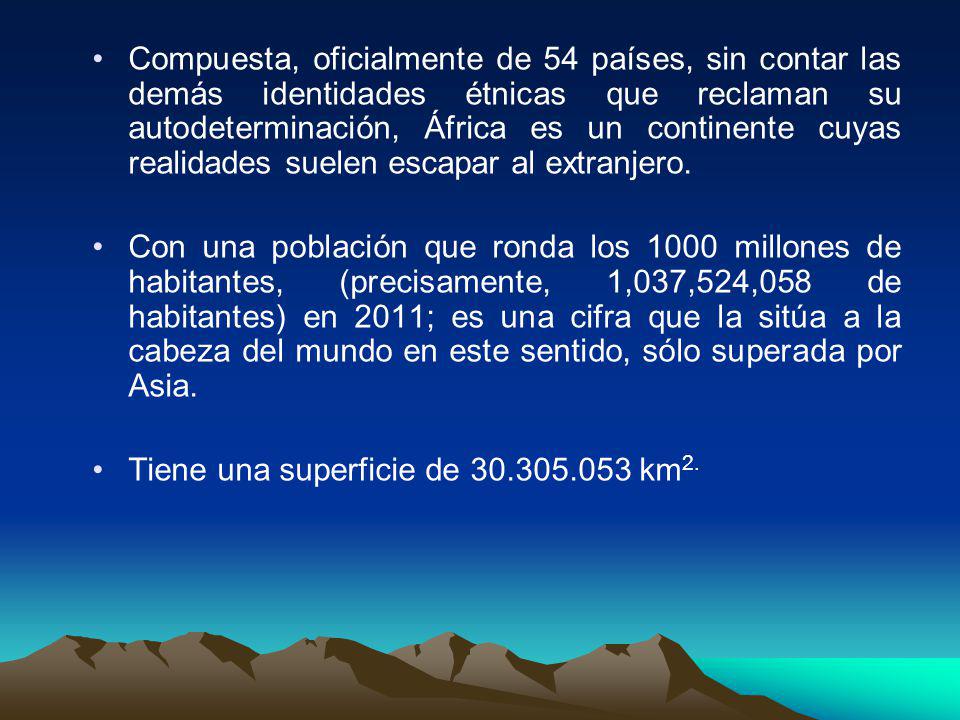 Compuesta, oficialmente de 54 países, sin contar las demás identidades étnicas que reclaman su autodeterminación, África es un continente cuyas realidades suelen escapar al extranjero.