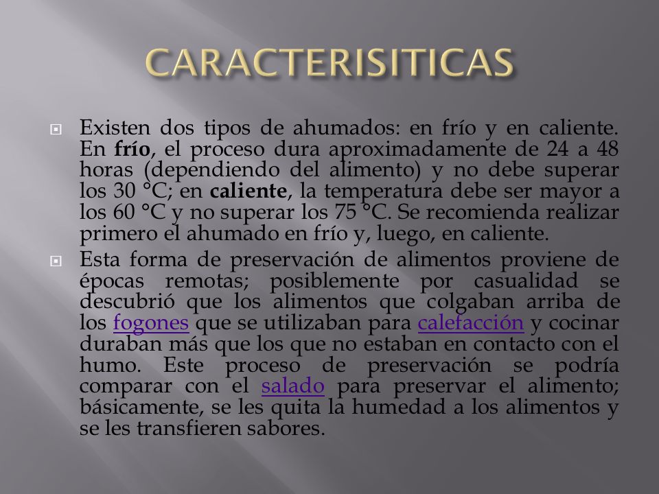 CARACTERISITICAS
