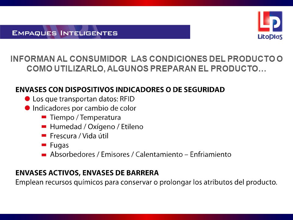 INFORMAN AL CONSUMIDOR LAS CONDICIONES DEL PRODUCTO O COMO UTILIZARLO, ALGUNOS PREPARAN EL PRODUCTO…