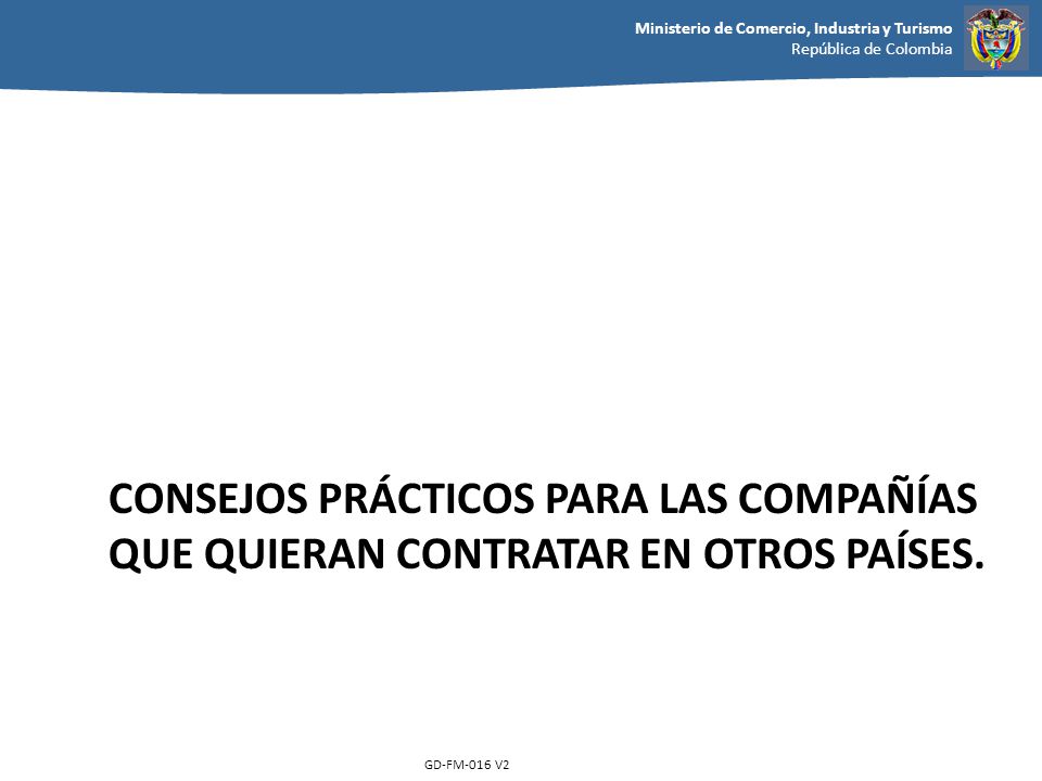 CONSEJOS PRÁCTICOS PARA LAS COMPAÑÍAS QUE QUIERAN CONTRATAR EN OTROS PAÍSES.