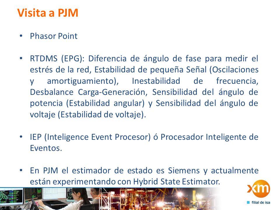 Visita a PJM Phasor Point