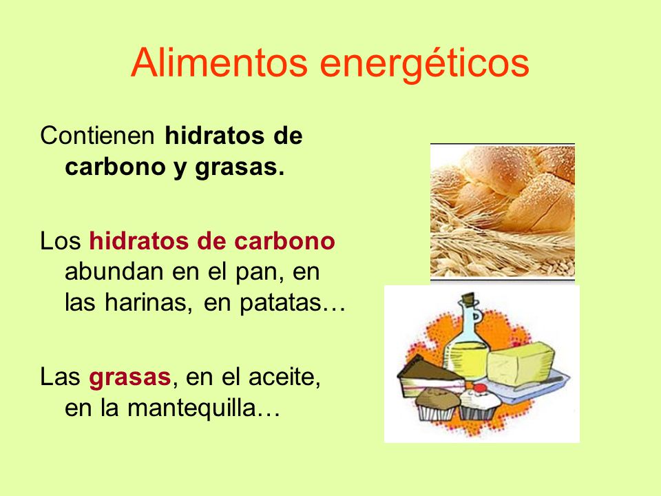 Alimentos energéticos