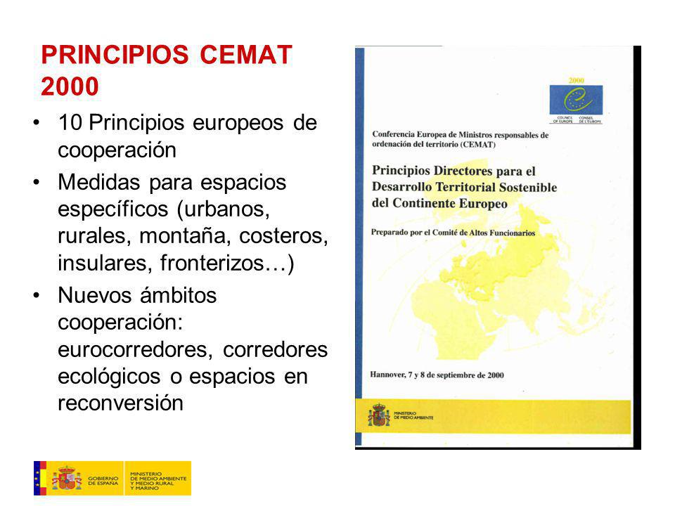 PRINCIPIOS CEMAT Principios europeos de cooperación