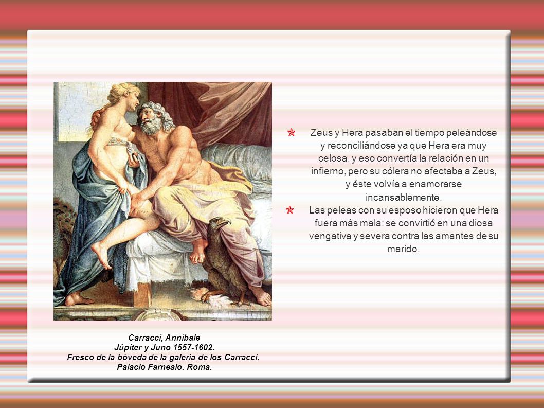 Fresco de la bóveda de la galería de los Carracci.