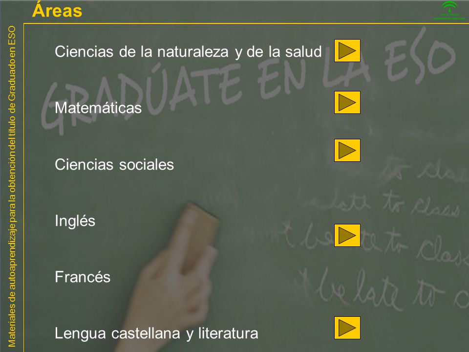 Áreas Ciencias de la naturaleza y de la salud Matemáticas
