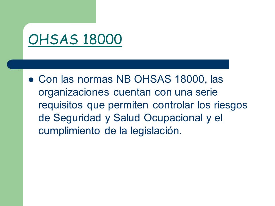 OHSAS 18000