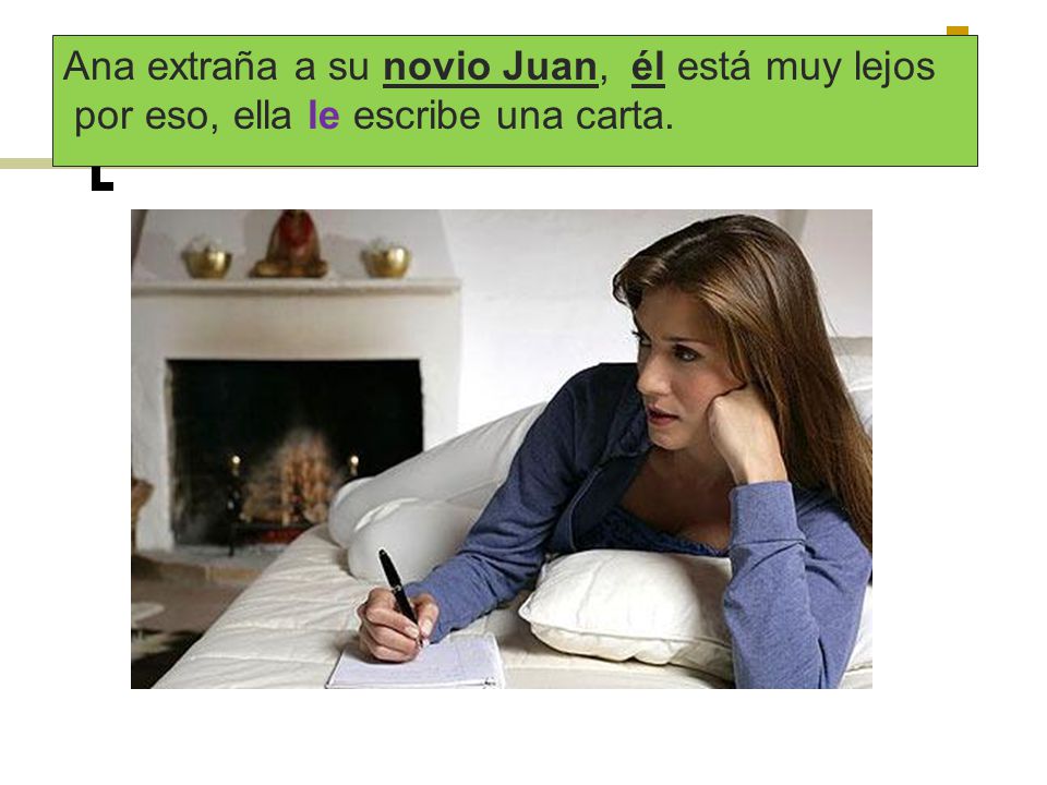 Ana extraña a su novio Juan, él está muy lejos