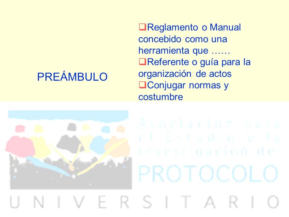 PREÁMBULO Reglamento o Manual concebido como una herramienta que ……