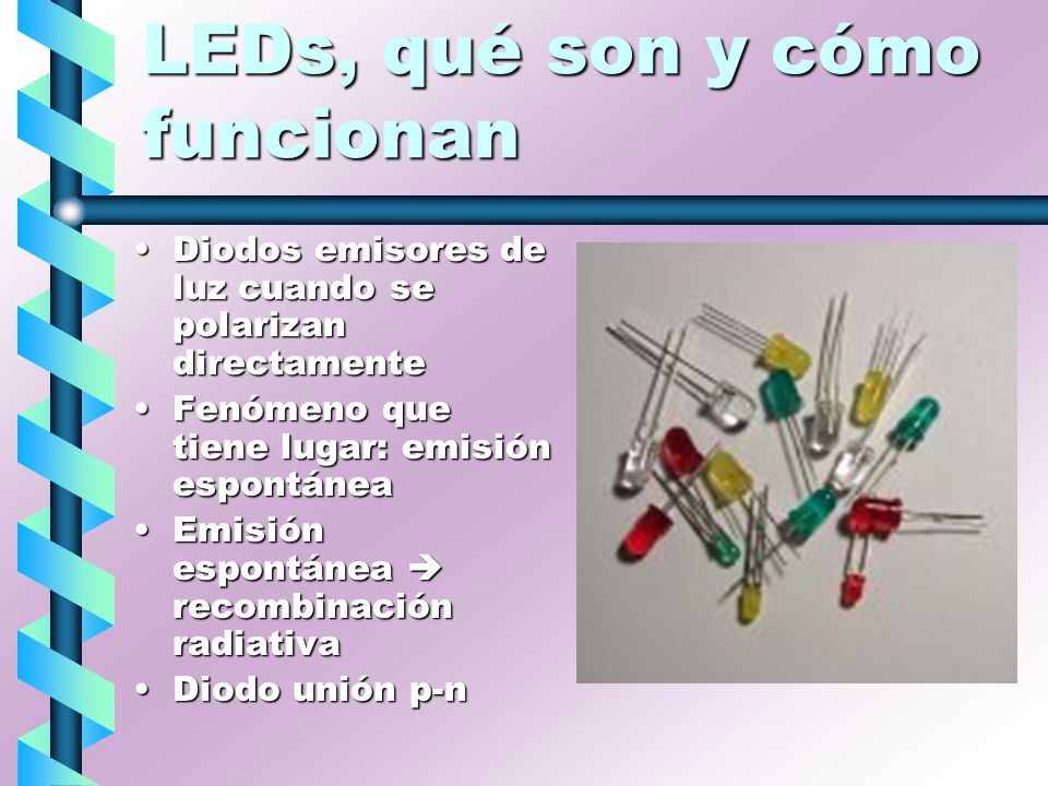 LEDs, qué son y cómo funcionan