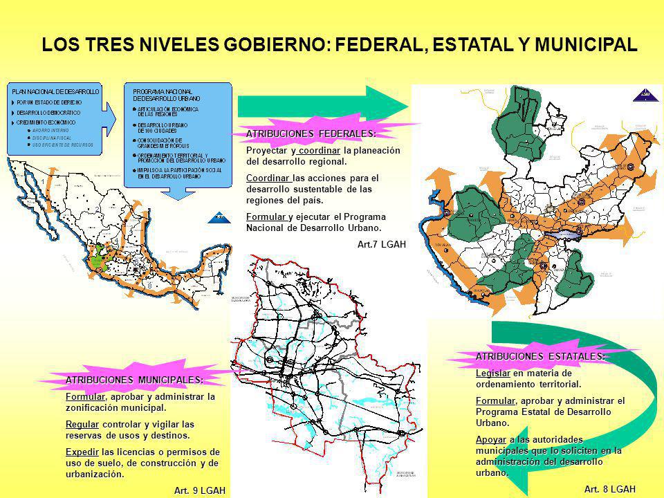 LOS TRES NIVELES GOBIERNO: FEDERAL, ESTATAL Y MUNICIPAL