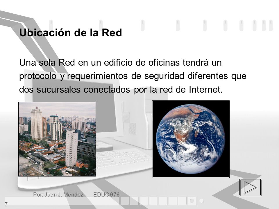Ubicación de la Red Una sola Red en un edificio de oficinas tendrá un