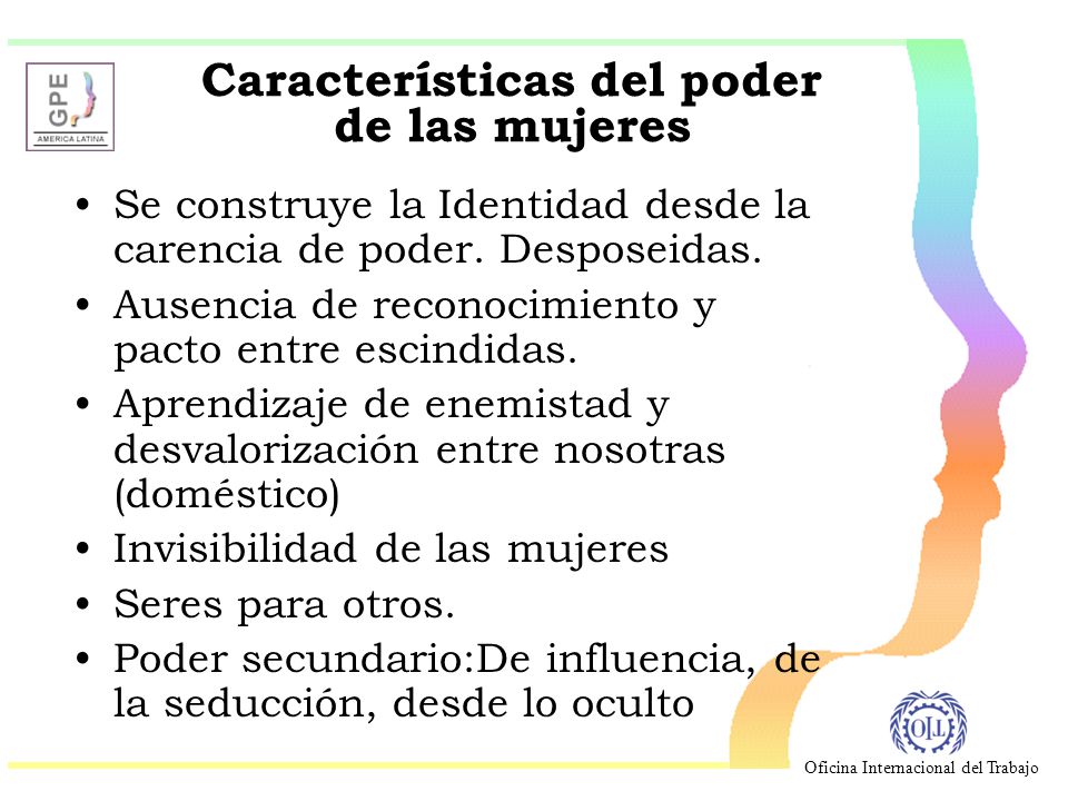 Características del poder de las mujeres