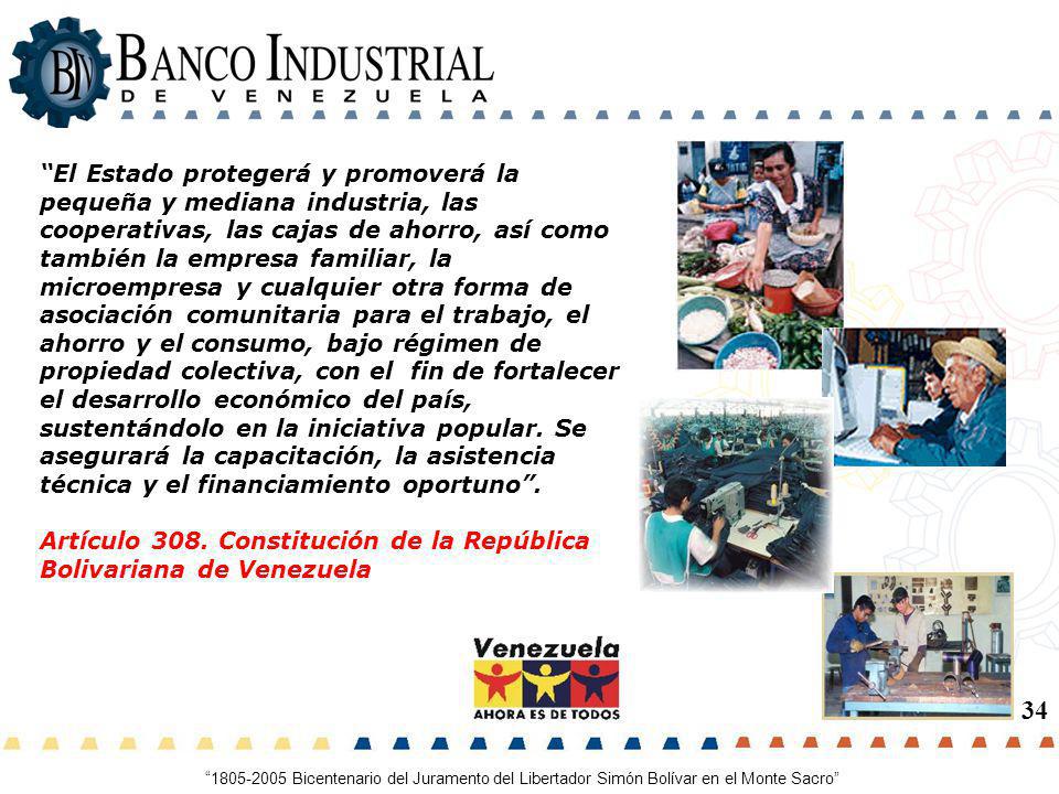 El Estado protegerá y promoverá la pequeña y mediana industria, las cooperativas, las cajas de ahorro, así como también la empresa familiar, la microempresa y cualquier otra forma de asociación comunitaria para el trabajo, el ahorro y el consumo, bajo régimen de propiedad colectiva, con el fin de fortalecer el desarrollo económico del país, sustentándolo en la iniciativa popular. Se asegurará la capacitación, la asistencia técnica y el financiamiento oportuno .