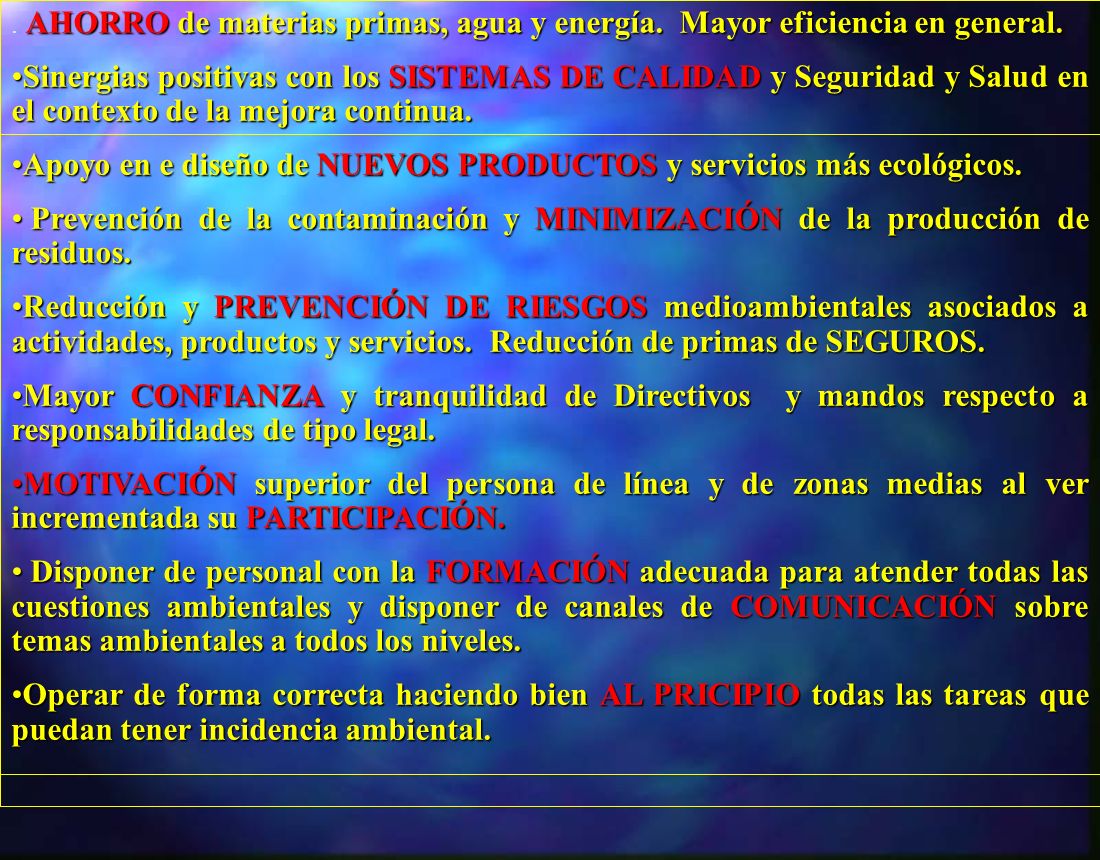 Apoyo en e diseño de NUEVOS PRODUCTOS y servicios más ecológicos.