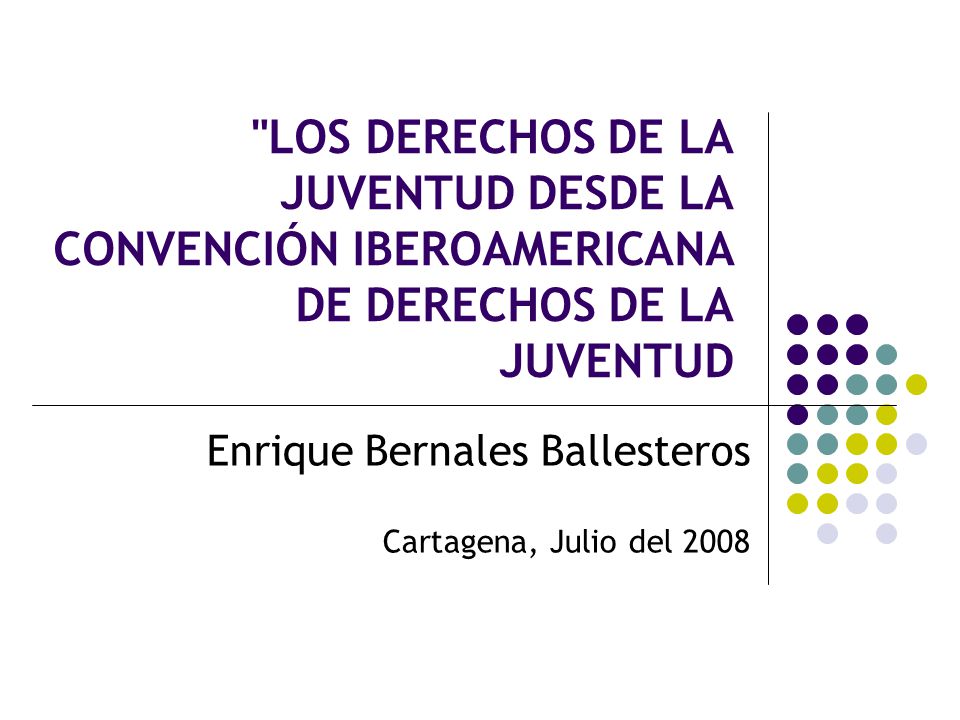 Enrique Bernales Ballesteros Cartagena, Julio del 2008