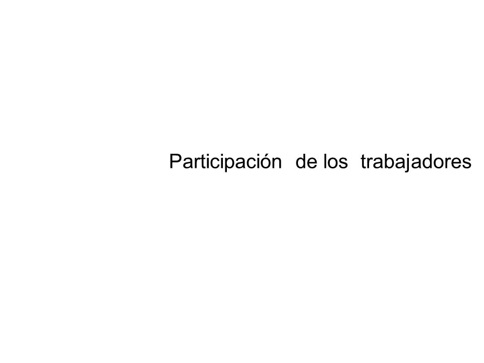 Participación de los trabajadores