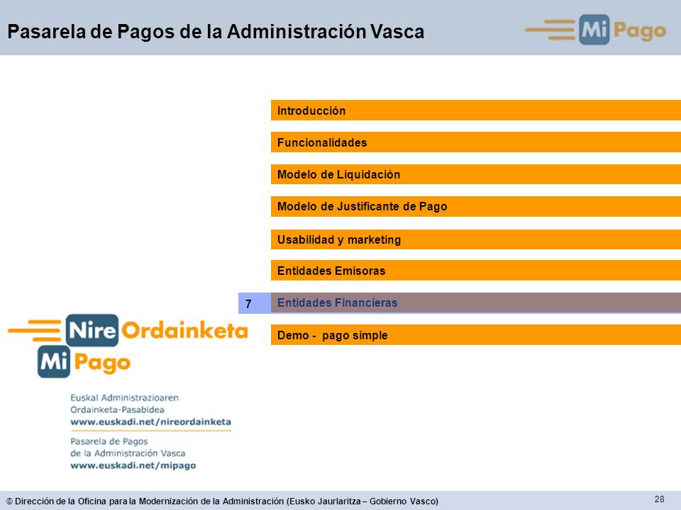 Introducción Funcionalidades. Modelo de Liquidación. Modelo de Justificante de Pago. Usabilidad y marketing.