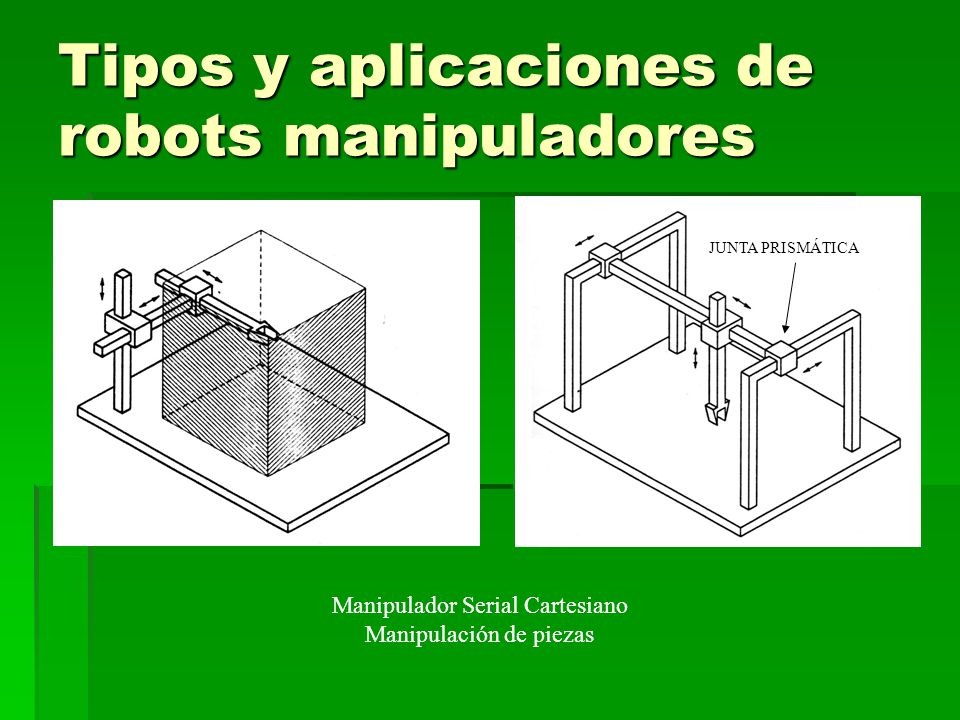 Tipos y aplicaciones de robots manipuladores