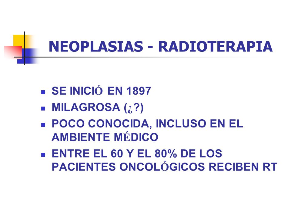 NEOPLASIAS - RADIOTERAPIA