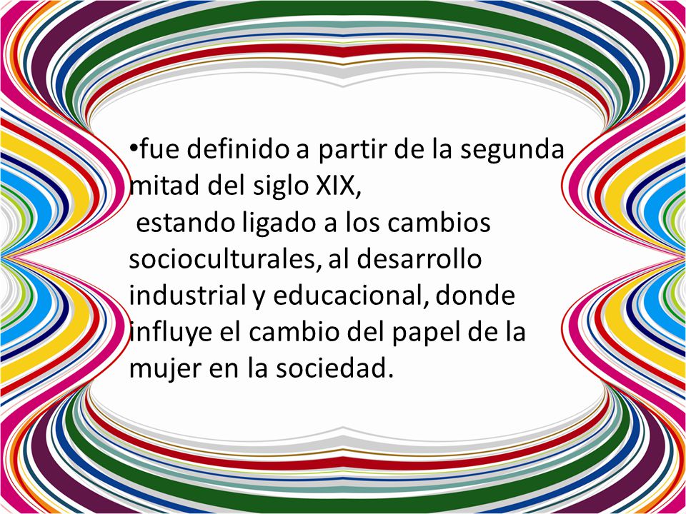 fue definido a partir de la segunda mitad del siglo XIX,