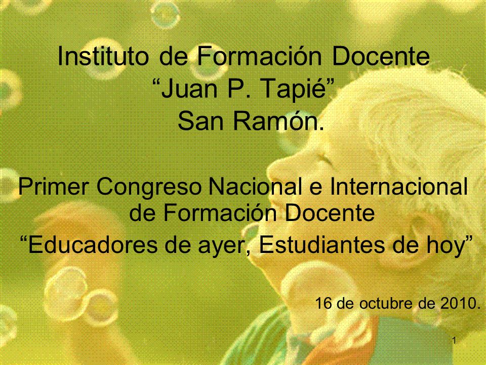 Instituto de Formación Docente Juan P. Tapié San Ramón.