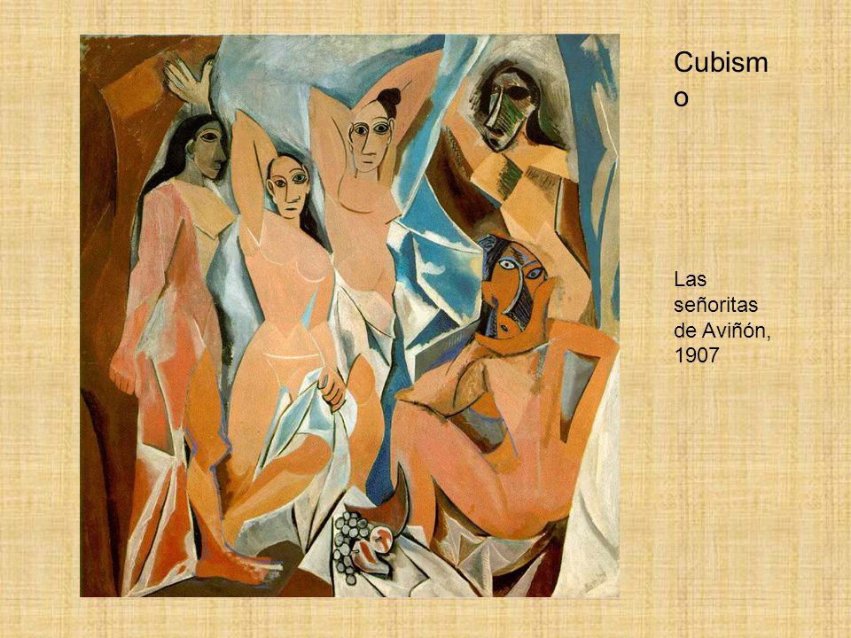 Cubismo Las señoritas de Aviñón, 1907
