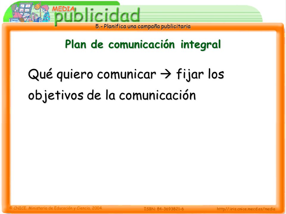 Plan de comunicación integral