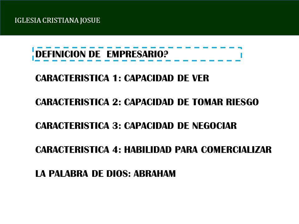 DEFINICION DE EMPRESARIO