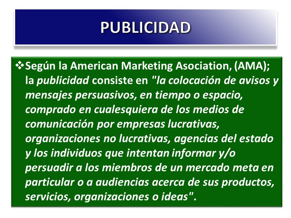 PUBLICIDAD