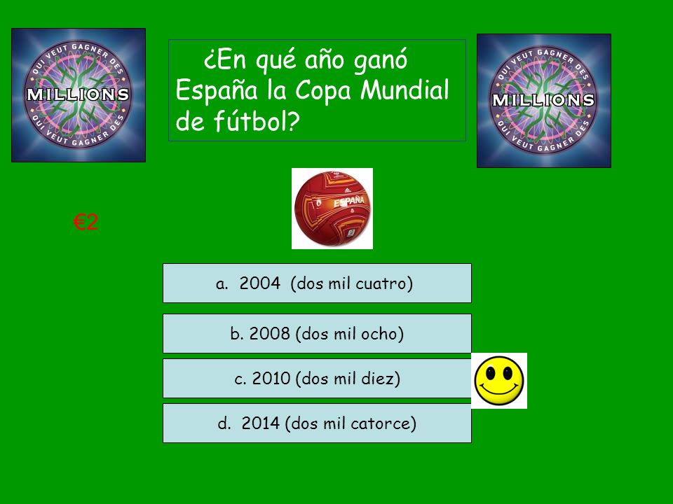 ¿En qué año ganó España la Copa Mundial de fútbol