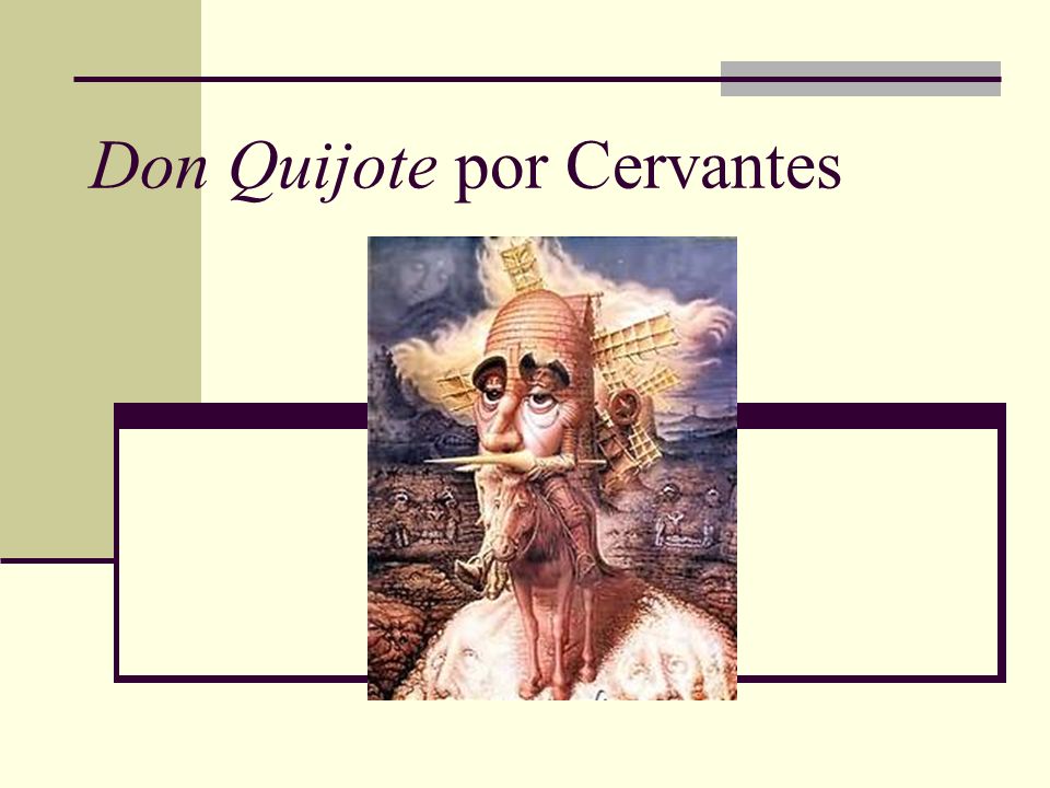 Don Quijote por Cervantes