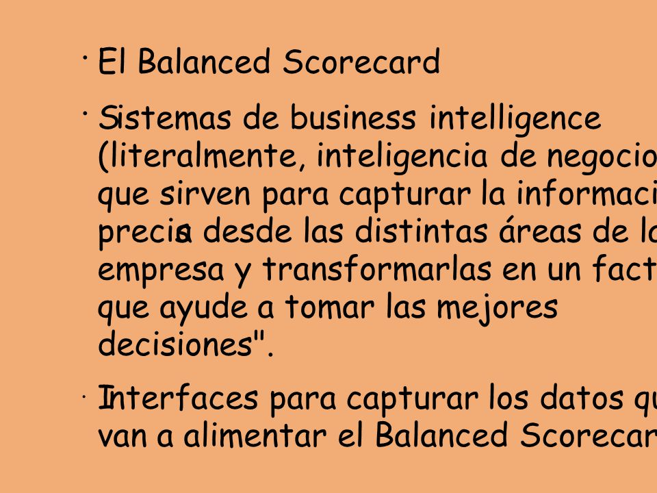 istemas de business intelligence