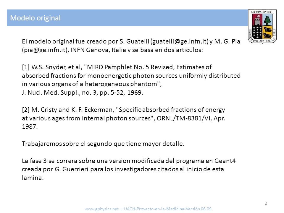 Modelo original