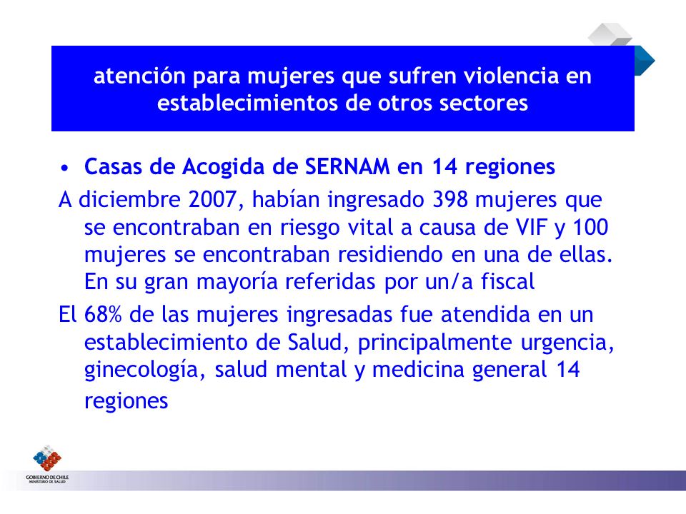 atención para mujeres que sufren violencia en establecimientos de otros sectores