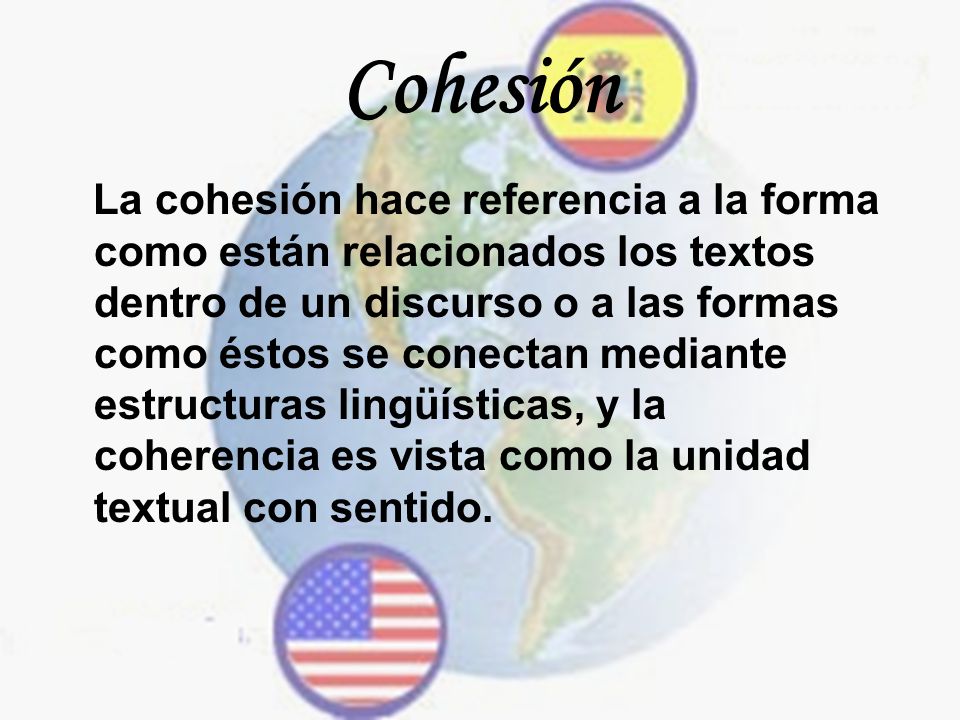 Cohesión