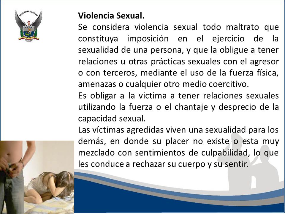 Violencia Sexual.