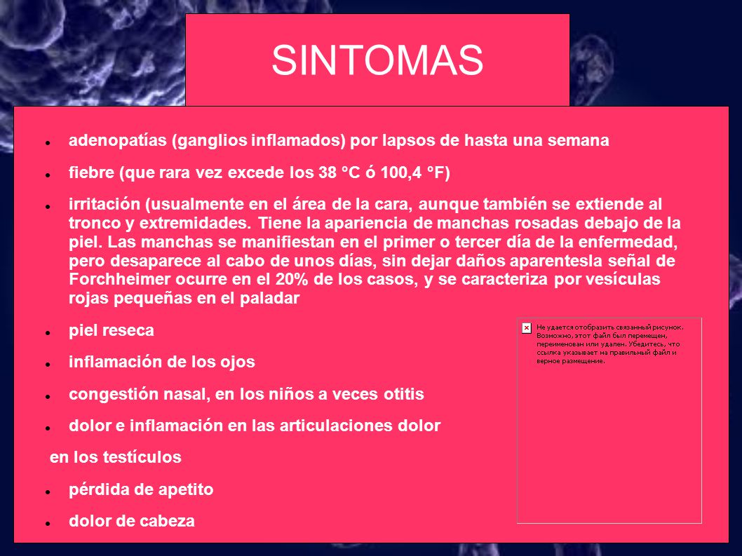 SINTOMAS Diagnóstico[editar]