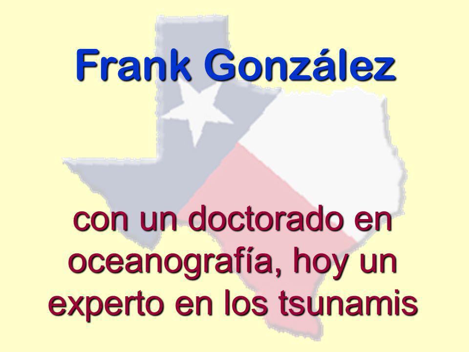 con un doctorado en oceanografía, hoy un experto en los tsunamis