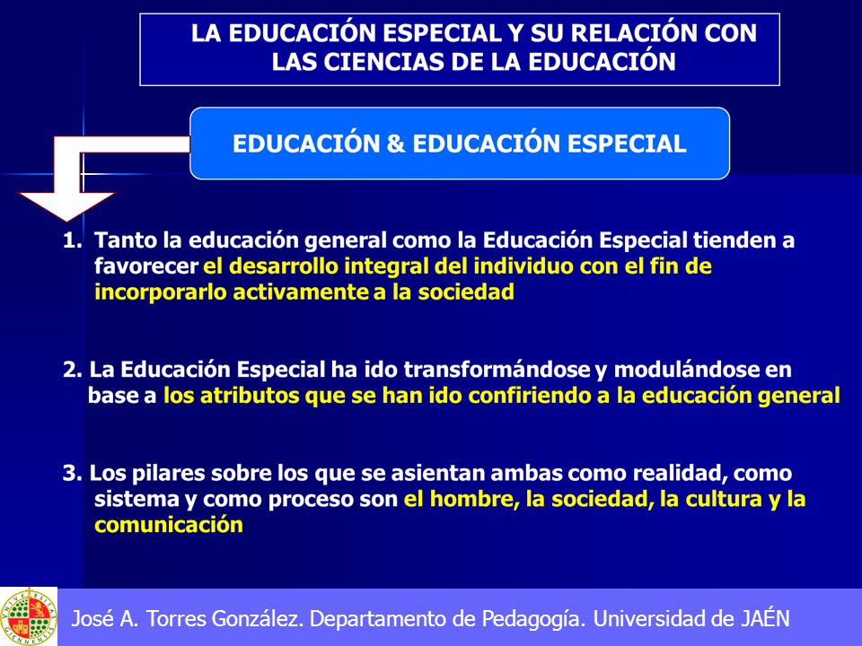 José A. Torres González. Departamento de Pedagogía. Universidad de JAÉN