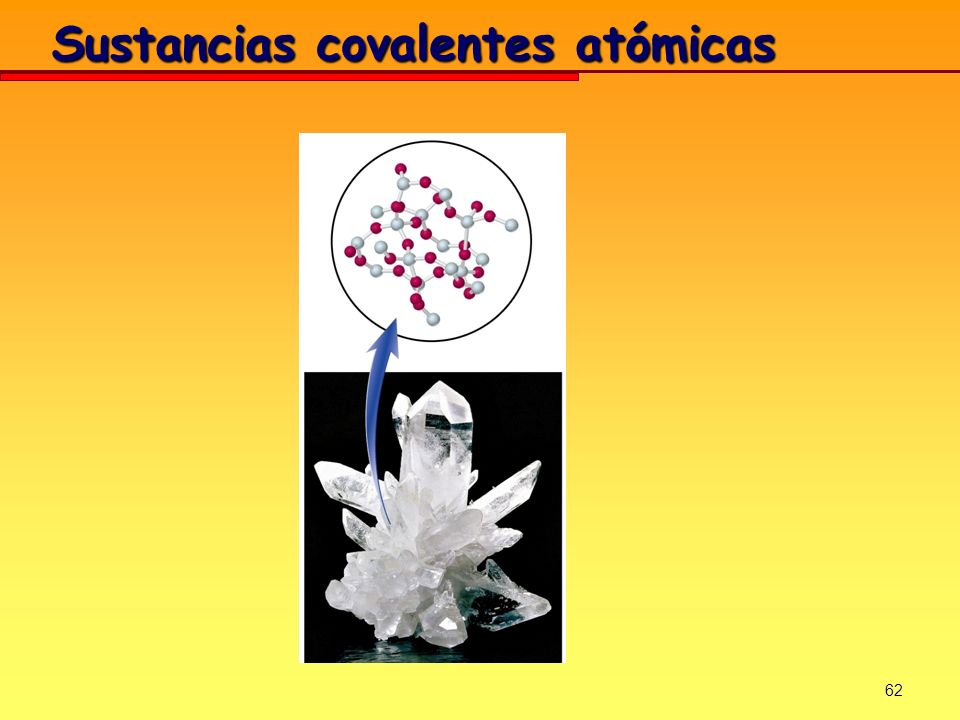 Sustancias covalentes atómicas