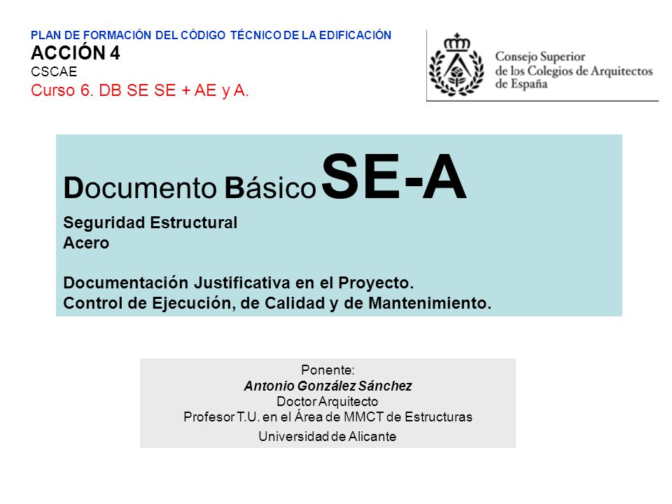 Documento Básico SE-A ACCIÓN 4 Curso 6. DB SE SE + AE y A.