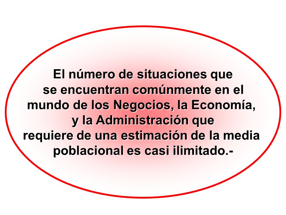 El número de situaciones que se encuentran comúnmente en el