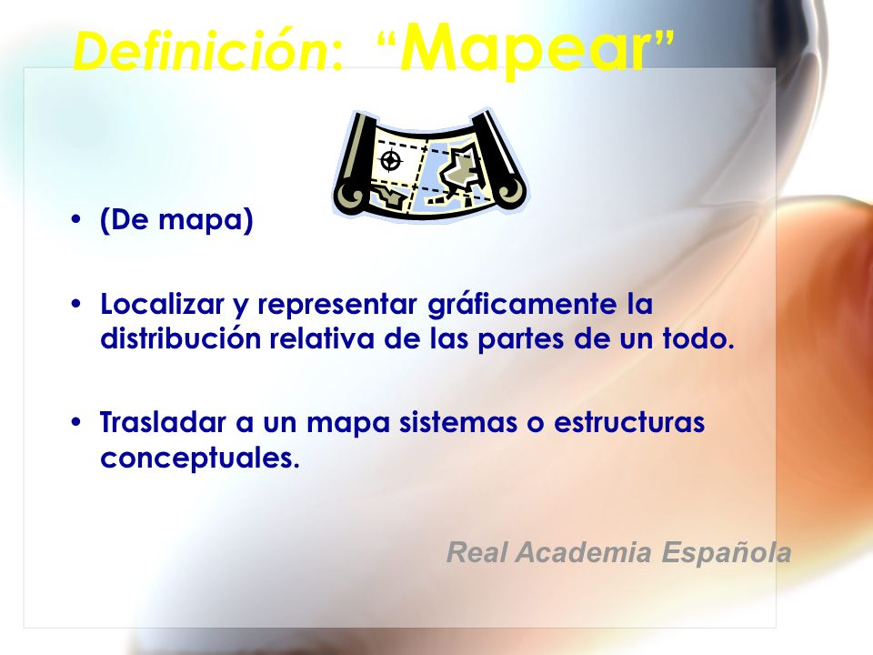 Definición: Mapear (De mapa)