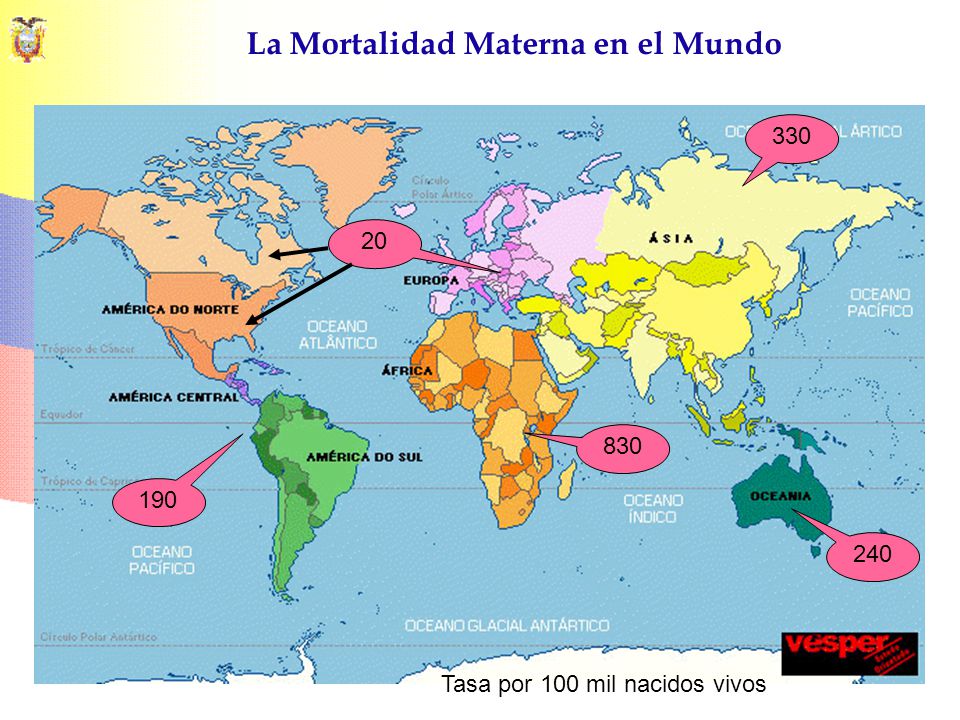 La Mortalidad Materna en el Mundo