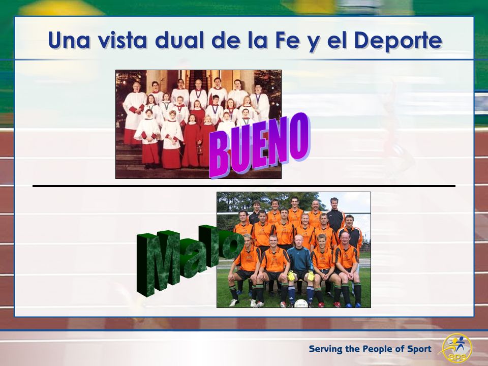 Una vista dual de la Fe y el Deporte