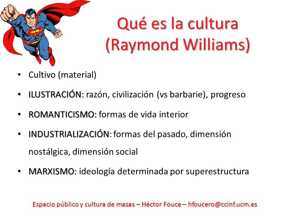 Qué es la cultura (Raymond Williams)