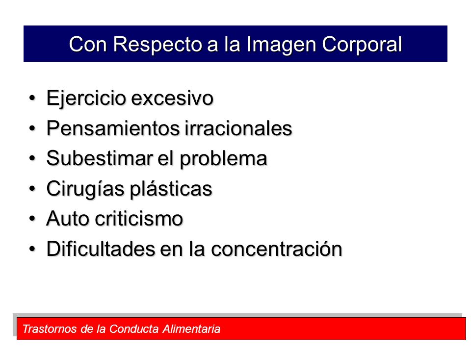 Con Respecto a la Imagen Corporal